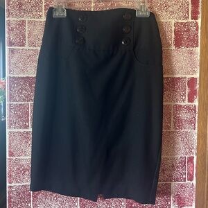 BCX Black Pencil Skirt